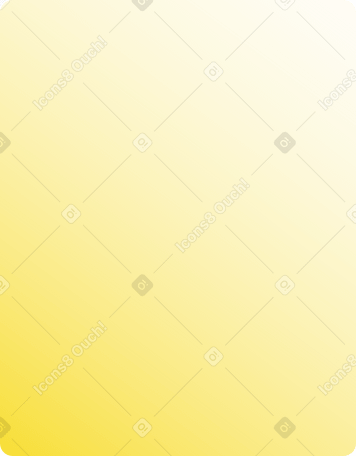 黄色のグラデーションの長方形の窓 PNG、SVG