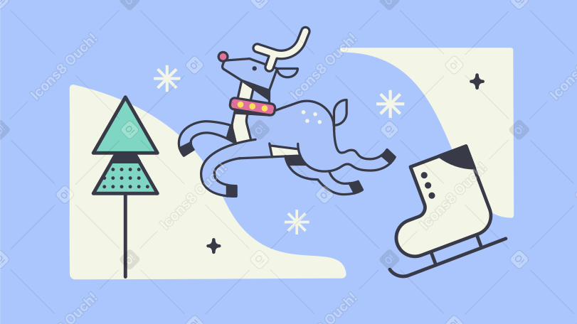 Winter Illustration in PNG, SVG
