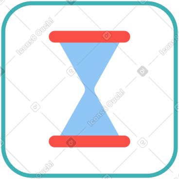 Hourglass sign PNG, SVG