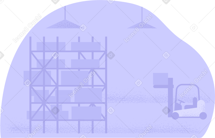 warehouse Illustration in PNG, SVG