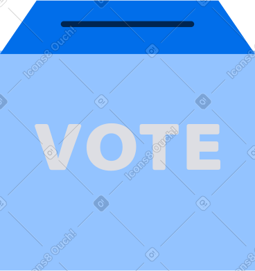 Ballot box with the inscription vote PNG, SVG