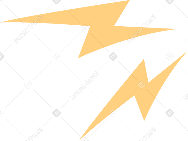 bolt Illustration in PNG, SVG