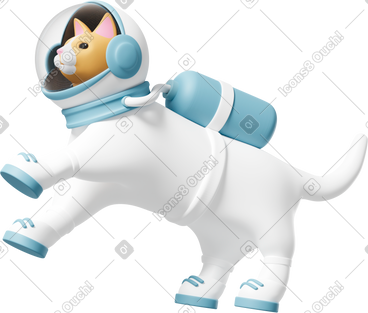 Cat astronaut PNG, SVG