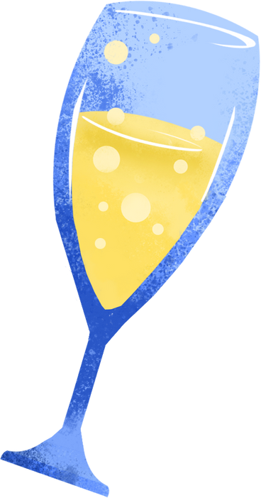 champagne glass PNG, SVG