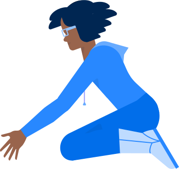 woman sitting and picking PNG, SVG