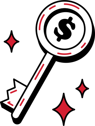 Dollar key PNG, SVG