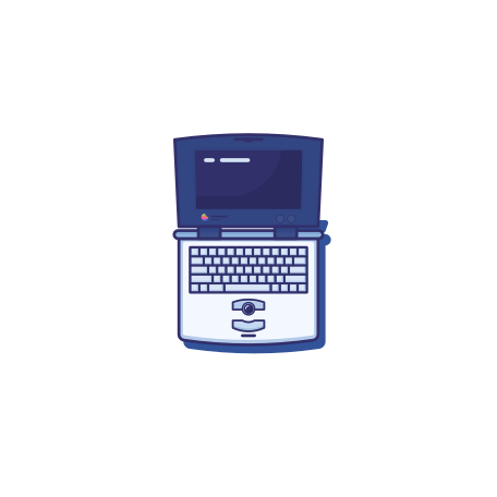 Powerbook Illustration in PNG, SVG