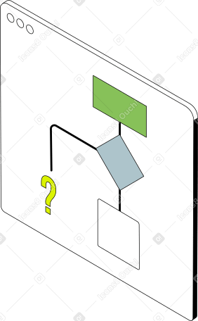 browser window with block diagram PNG, SVG