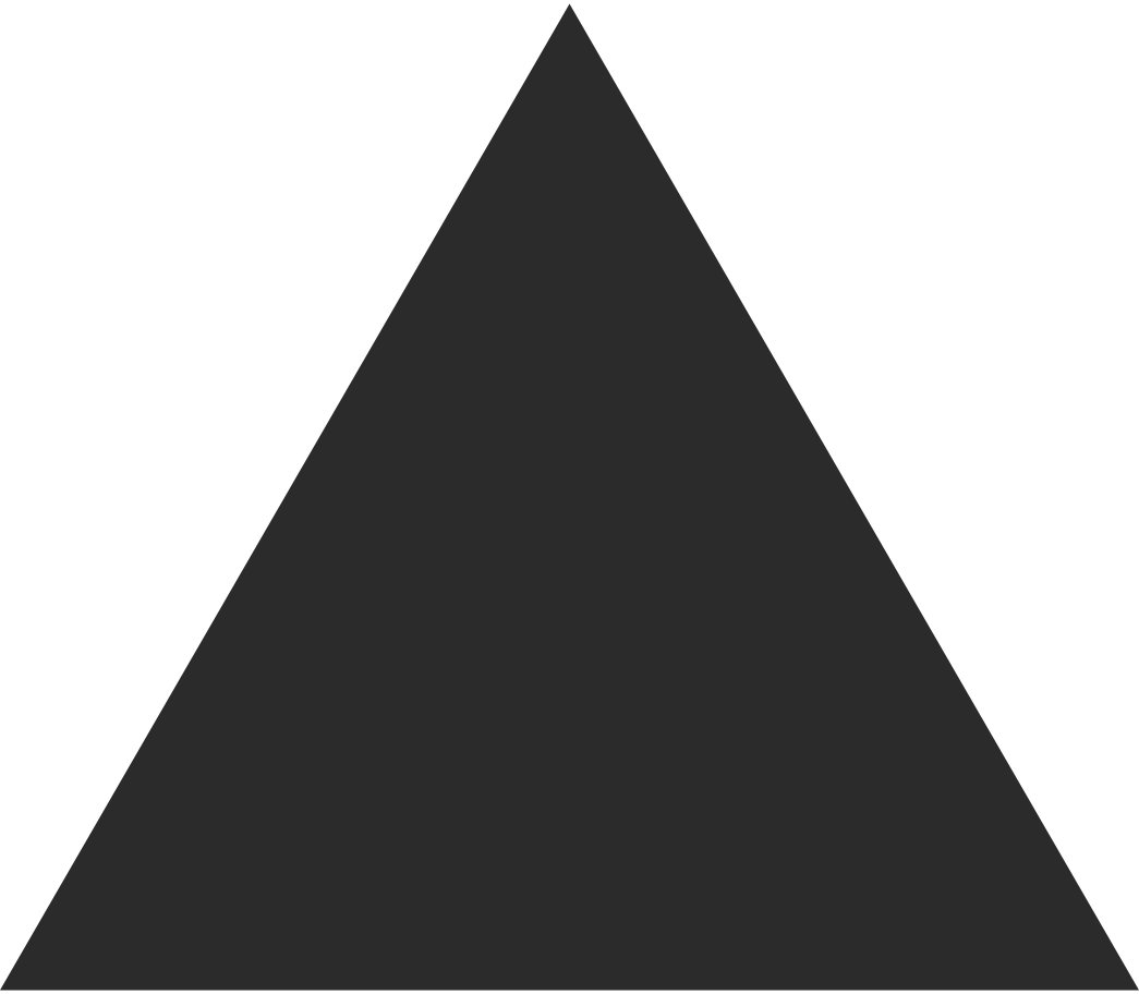 Black triangle Illustration in PNG, SVG