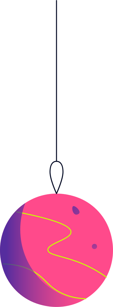 big pink christmas ball PNG, SVG