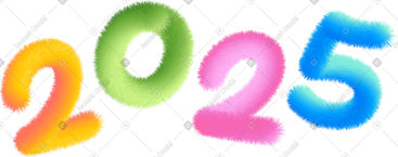 Twenty twenty five year text PNG, SVG