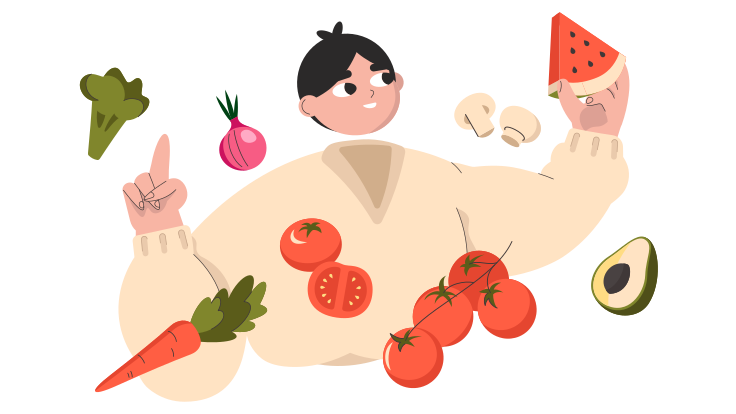 Иллюстрации Овощной в PNG и SVG 