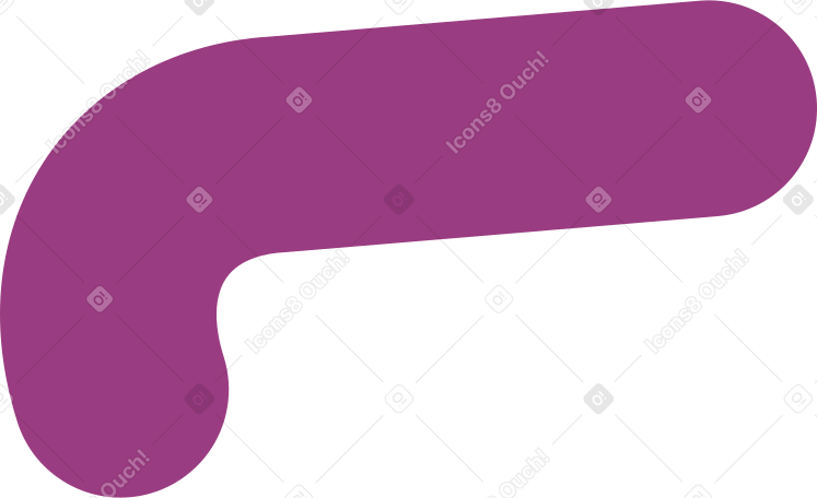 purple handlebar PNG, SVG