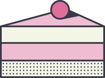 cake piece PNG, SVG