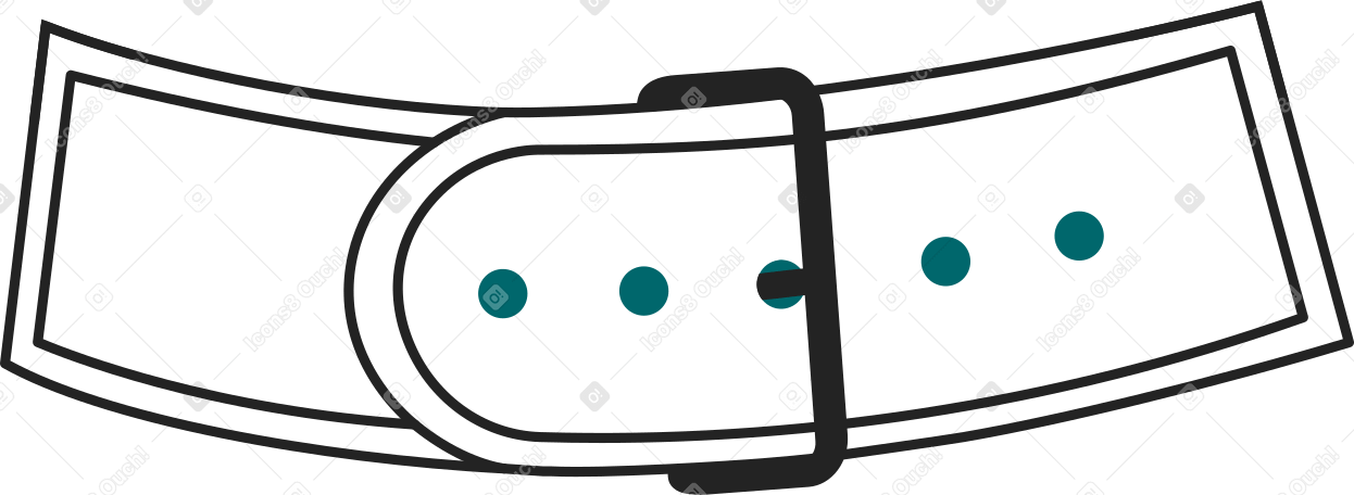 buckle belt Illustration in PNG, SVG