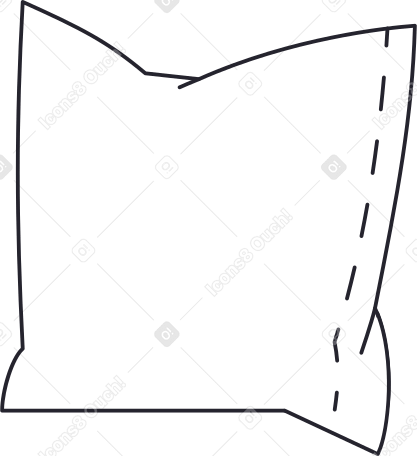 white pillow PNG, SVG