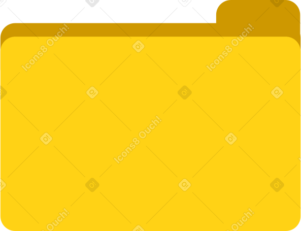 carpeta amarilla PNG, SVG