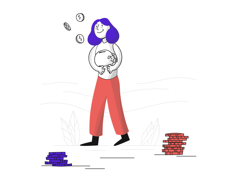 Immagine Vettoriale risparmiare in PNG e SVG in stile | Illustrazioni Icons8