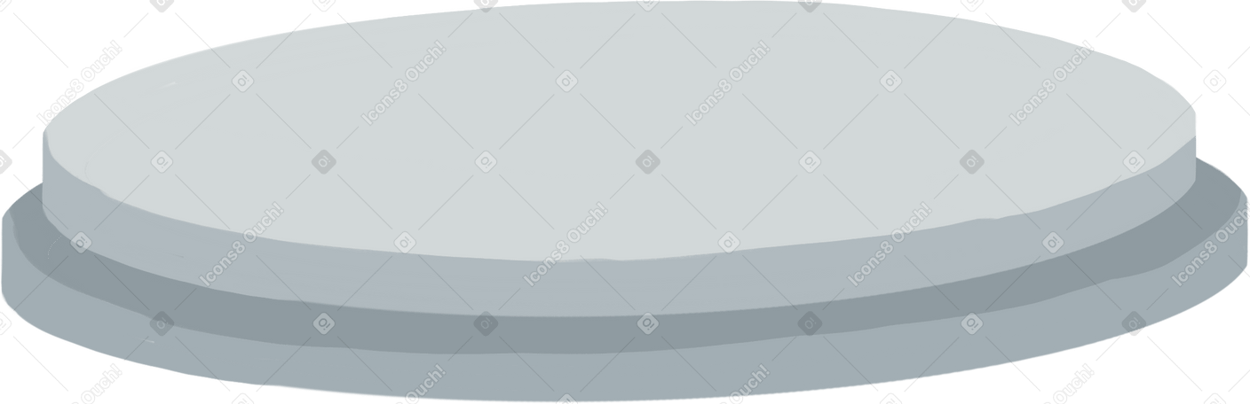 round small stage Illustration in PNG, SVG