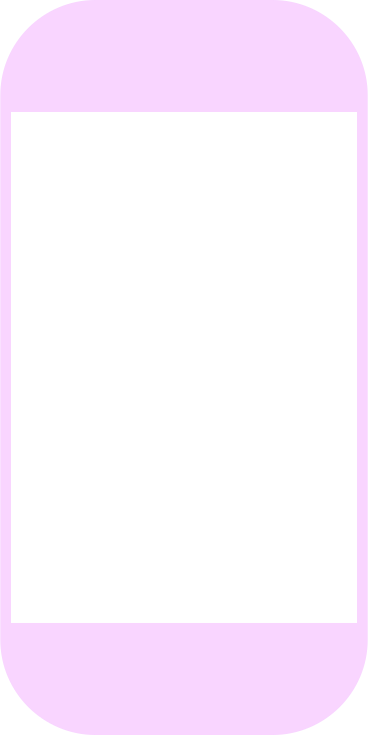 Pink phone PNG, SVG