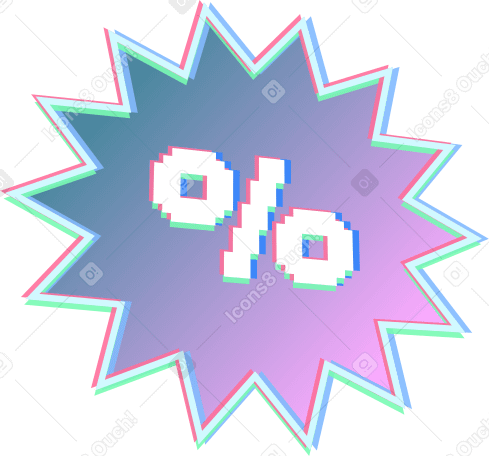 estrela por cento ícone PNG, SVG
