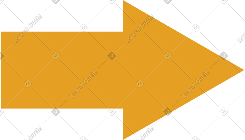 orange arrow PNG, SVG