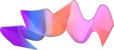 long wavy rainbow-colored ribbon PNG, SVG