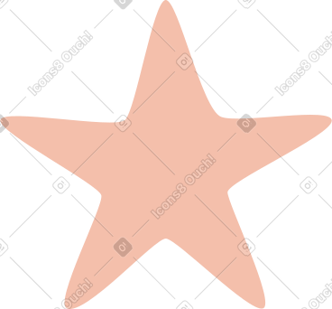 Pink star shape PNG, SVG