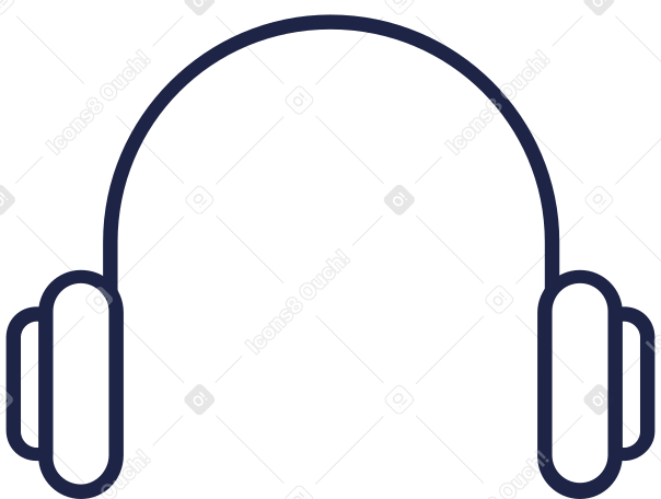 头戴式耳机 PNG, SVG