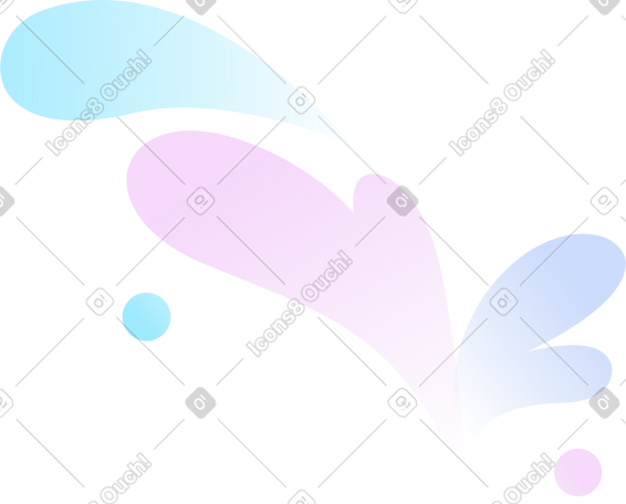 半透明的水花 PNG, SVG