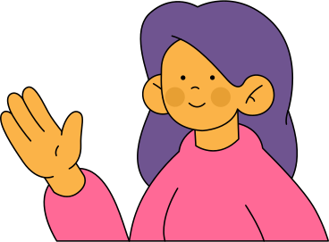 woman waving her hand PNG, SVG