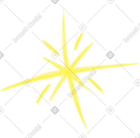 yellow texture star PNG, SVG