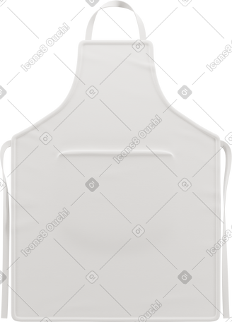 3D apron PNG, SVG