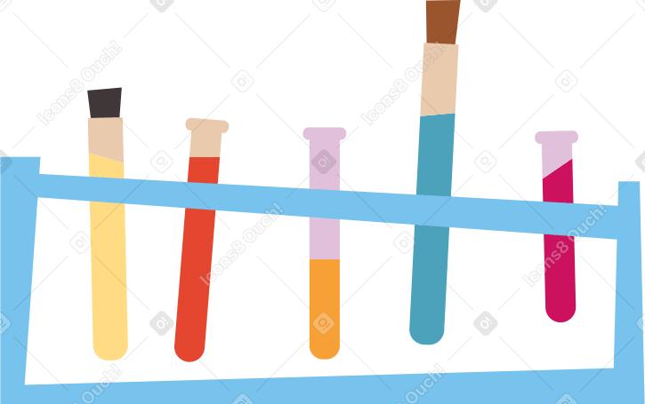 test tubes Illustration in PNG, SVG