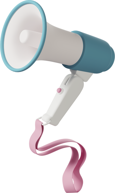 megaphone with tape PNG、SVG