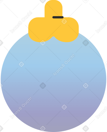 blue christmas ball Illustration in PNG, SVG