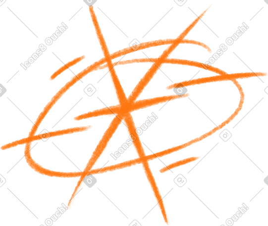 orange texture star PNG, SVG