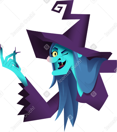 witch snaps her fingers PNG, SVG