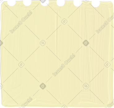 Yellow notepad sheet PNG, SVG