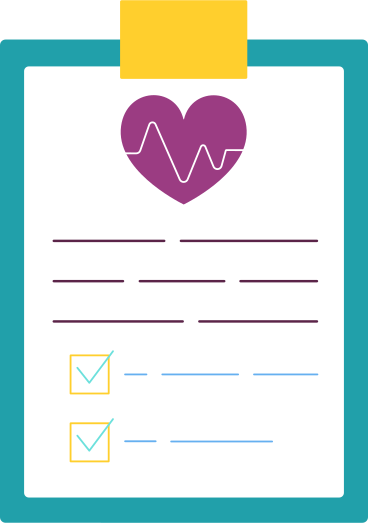 clipboard with medical form PNG, SVG