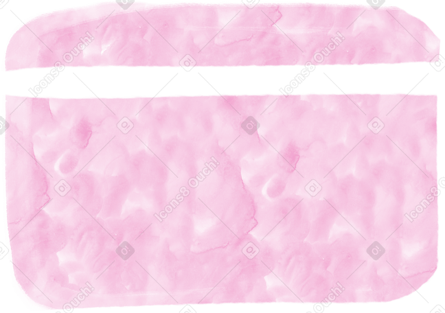 watercolor pink computer window Illustration in PNG, SVG