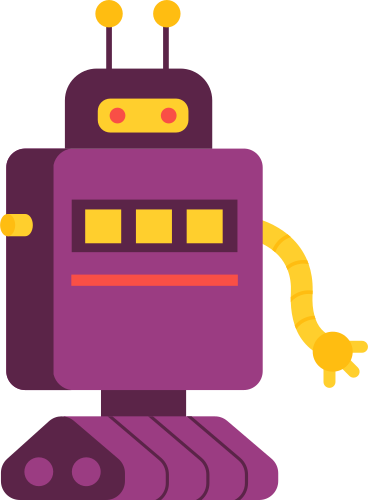robot is small PNG, SVG