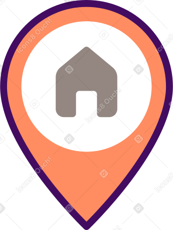 home map pin в PNG, SVG