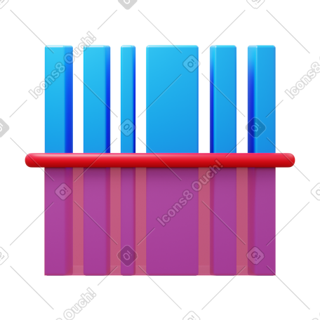 3D barcode scanner PNG, SVG