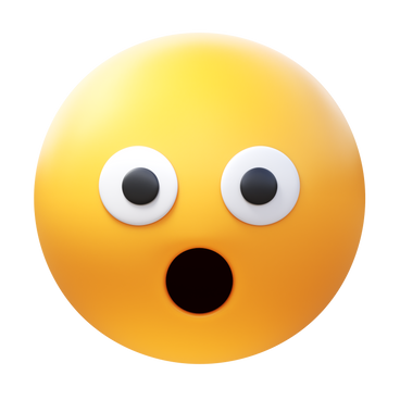 face with open mouth PNG, SVG
