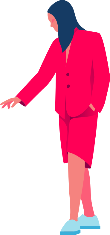 woman pointing with her hand PNG, SVG