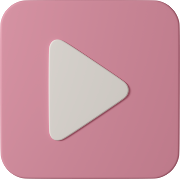 pink play button PNG, SVG
