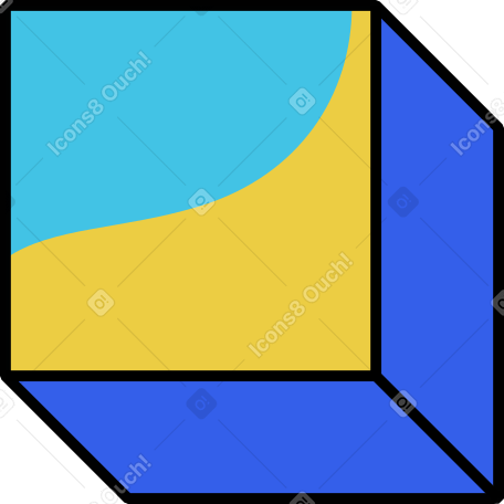 立方体 PNG, SVG