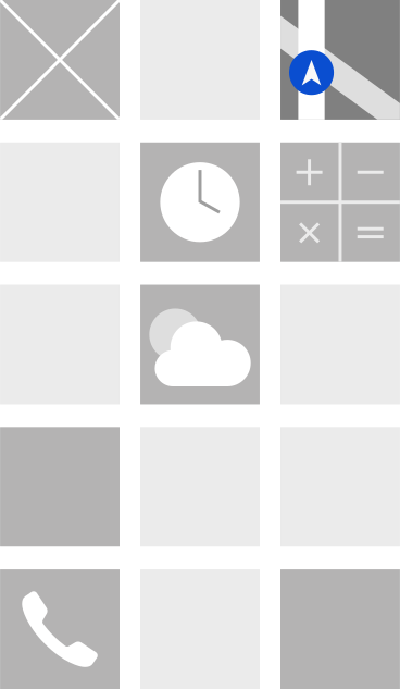 phone interface PNG, SVG