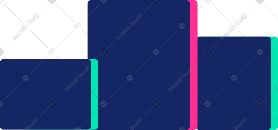 three canvases PNG, SVG